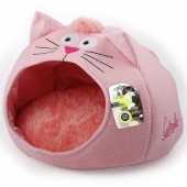AFP Catzilla Meow Cat House - Pink